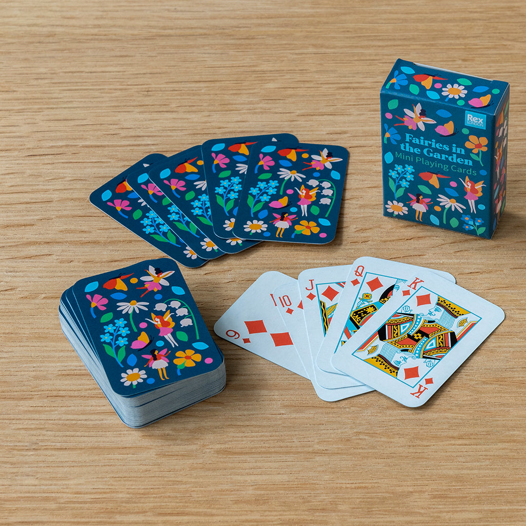 Mini cartes à jouer - Fées des jardins