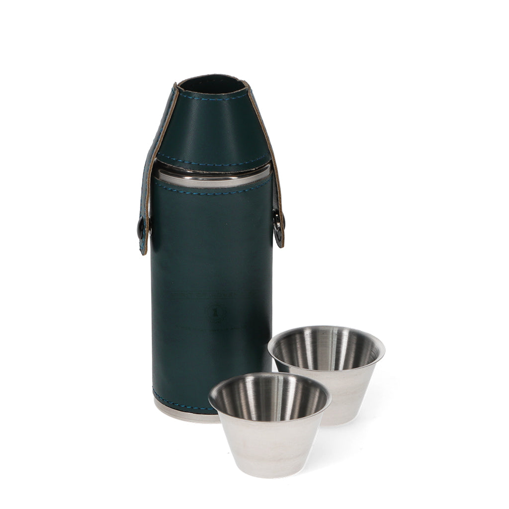 Gourde acier inoxydable 220ml - avec 2 tasses